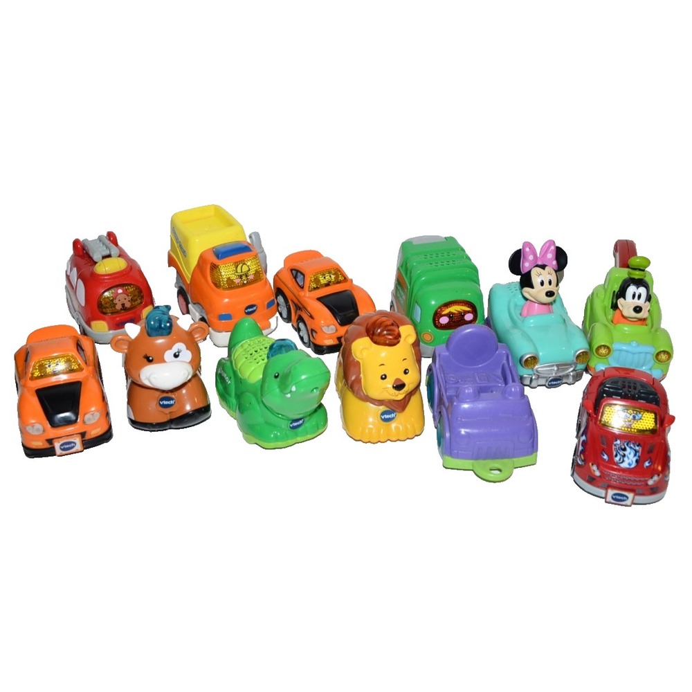 Lot Of 12 Vtech Go Go Smart Wheels Vehicles And Farm Animals Toddler Play Toy